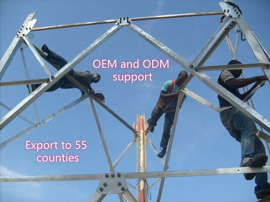 5 10 15 20 25 30 M Self-supporting Galvanized Angular Steel 3 Legged Tower 5-100M