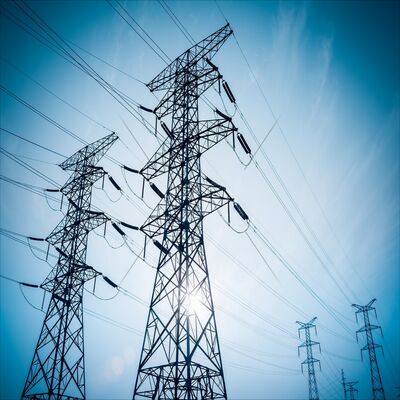 33KV 110KV Hot Dip Galvanized Lattice Steel Power Transmission Tower Double Circuit Electrical Grid Pole