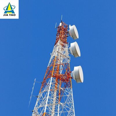 Menara Baja Angular Berkaki 4 yang dirancang untuk memenuhi standar ANSI TIA dan EN yang menawarkan dukungan untuk proyek infrastruktur telekomunikasi dan listrik