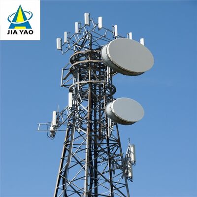 Menara Baja Angular Berkaki 4 yang dirancang untuk memenuhi standar ANSI TIA dan EN yang menawarkan dukungan untuk proyek infrastruktur telekomunikasi dan listrik