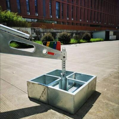 Menara Komunikasi Luar Ruang Telescopic Tubular Galvanized Steel Self Supporting 15 20 25M 5G 4G Wifi