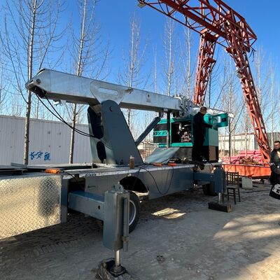 Telescopic Galvanized Steel Lighting + Komunikasi 15 20 25M 5G 4G Wifi Mobile Emergency Tower