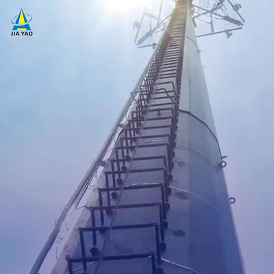 Monopole Tower menara telekomunikasi yang dirancang dengan kekuatan tegangan mulai dari 360 hingga 630 megapascal untuk ketahanan yang ditingkatkan