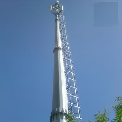 Monopole Tower menara telekomunikasi yang dirancang dengan kekuatan tegangan mulai dari 360 hingga 630 megapascal untuk ketahanan yang ditingkatkan