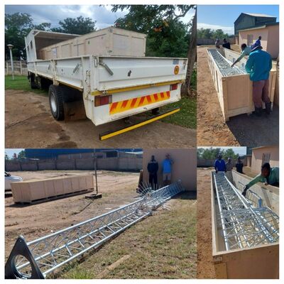 Menara Tiang Pengukur Angin Galvanis Celup Panas Presisi Tinggi 10m-150m untuk Pemantauan Meteorologi Ladang Angin