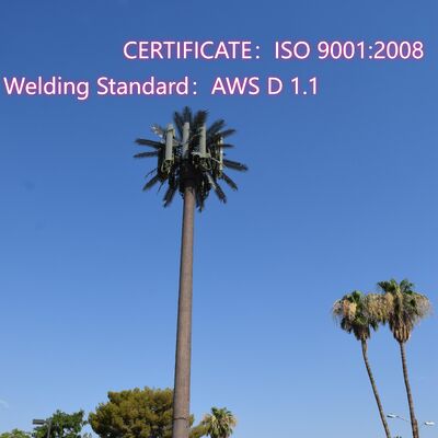 Menara Telekomunikasi Kamuflase Anti-Pasir Populus Euphratica Bionik Gurun Gobi Galvanis Celup Panas