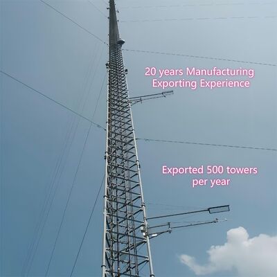 15m-60m ICAO Standard Guyed Wire Tower for Navigation & Ground Communication