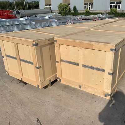 Menara Kawat Guyed Tahan Lingkungan Ekstrim 20m-60m untuk Komunikasi Stasiun Penelitian Ilmiah Polar