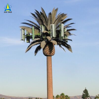 13 19 25M Area Taman Pohon Bionik  Menara Telekomunikasi Satelit Baja Kamuflase Mandiri Luar Ruang 5G 4G