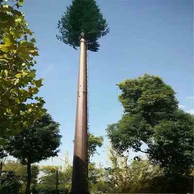 35M Bionic Tree Tower dengan pilihan tinggi dan spesies pohon yang dapat disesuaikan yang mendukung antena 5G perangkat microwave dan sensor