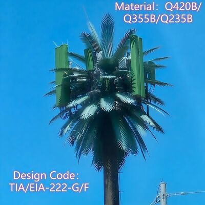 Menara Pohon Bionik 20M dirancang untuk integrasi mulus ke lanskap dengan penampilan seperti pohon dan konstruksi modular