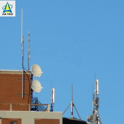 Menara Komunikasi Sel Kecil Monopole 10M 20M Profil Rendah Dipasang di Atap Untuk Peningkatan Sinyal 5G