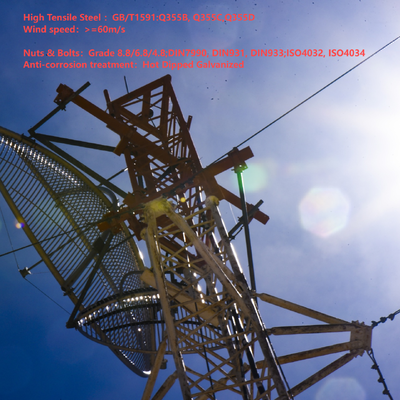 Custom Height Guyed Tower Cost Effective For Rural Broadcast Signal