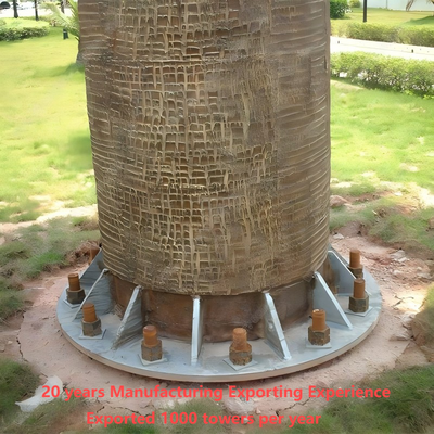 Menara Monopole Pohon Bionic Realistis 32M Untuk Telekomunikasi Komunitas Perumahan
