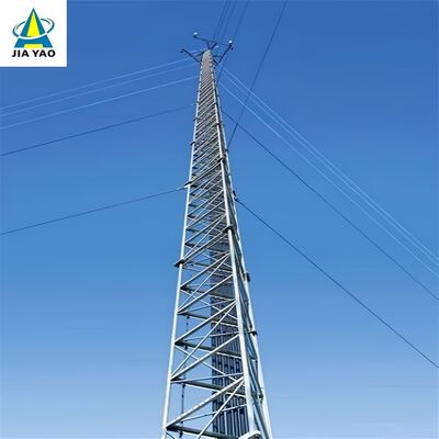 38 46 52M Menara Kawat Guyed yang Dioptimalkan Beban Angin Untuk Penggunaan Stasiun Pemantauan Seismik