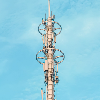 Menara Monopole 40M Warna yang Dapat Disesuaikan Untuk Blok Bisnis Wisata Budaya