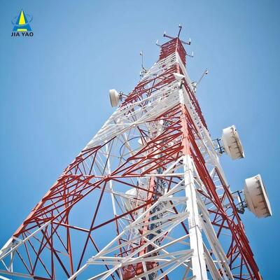 Menara Kisi Baja Sudut Berkaki 4 Tugas Berat dengan Struktur Penahan Beban yang Dioptimalkan untuk Infrastruktur Telekomunikasi Pedesaan Standar ANSI/TIA-222-G