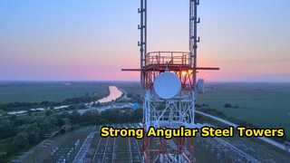 Menara Baja Angular Berkaki 4