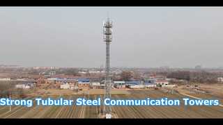 Menara Baja Komunikasi Tubular Berkaki 3